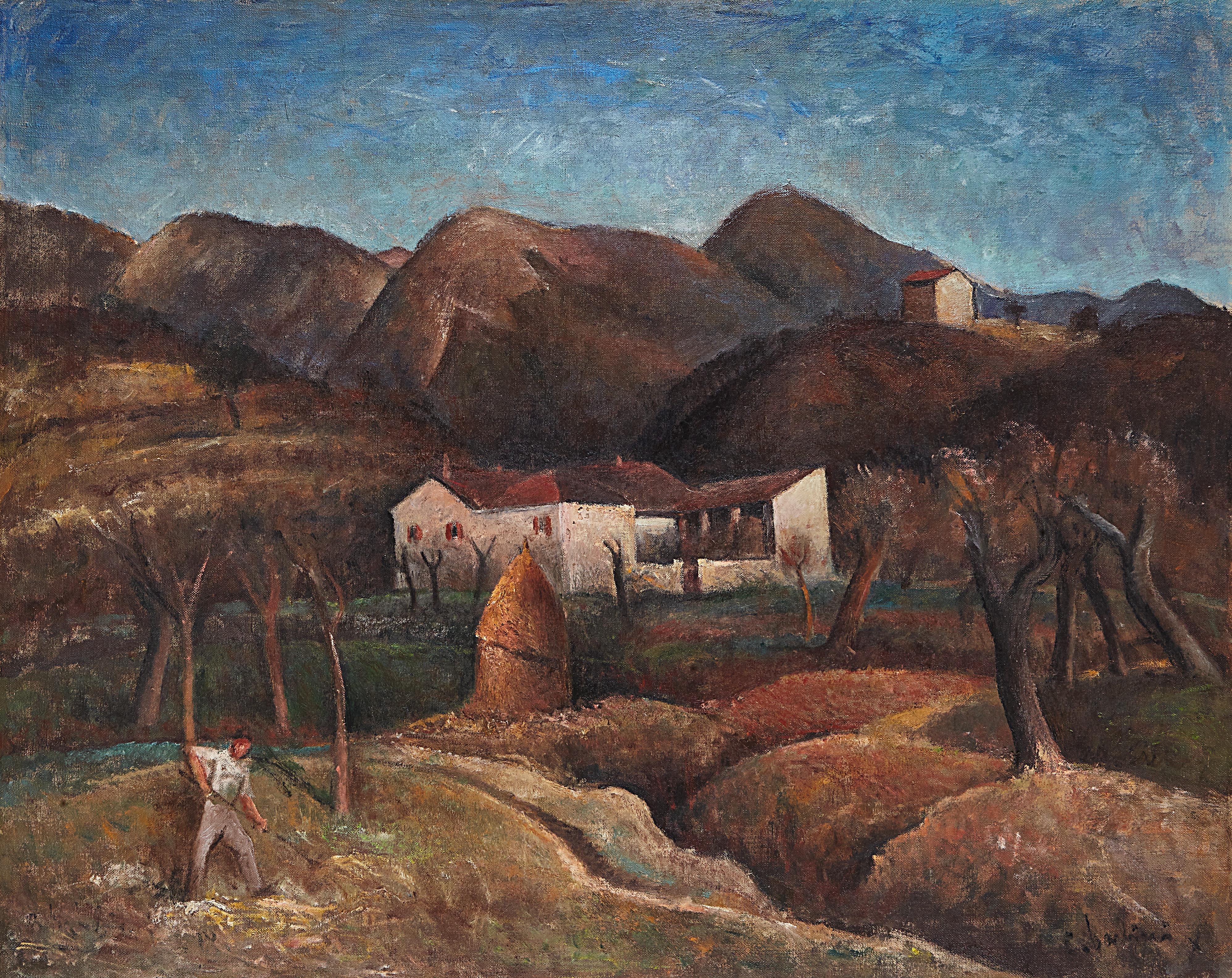 Contardo Barbieri - Colline lombarde (Paesaggio)