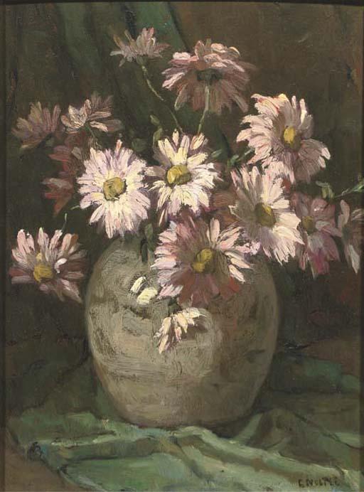 Cor Noltee - Chrysanthemums In A Vase