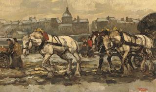 Cor Noltee - Pulling a heavy load, Rotterdam