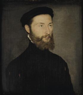 Corneille De La Haye - Portrait D\'Homme Barbu Anciennement Dit De Charles De Cossé-Brissac