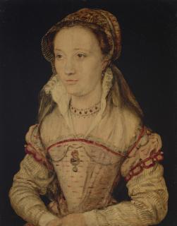 Corneille De La Haye - Portrait Of A Lady, Half Length, Traditionally Identified As Marie De Lorraine (1515-1560)