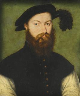 Corneille De Lyon - Portrait Of A Gentleman, Presumed To Be René De Batarnay, Comte Du Bouchage