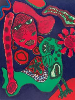 Corneille - 3 Bll.: Ohne Titel – „Les yeux noirs“ – Ohne Titel.