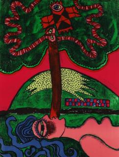 Corneille - Aus: Hommage à Picasso (L\'arbre extatique)