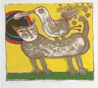 Corneille - Chat Et Oiseau Allègre