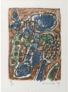 Corneille - Eté; Ecrit à l\'encre verte, from Dialogue en triptyque (Donkersloot 157; 159)