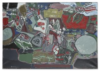 Corneille - Grand Insecte dans un Paysage Rocheux (Large Insect in a Rocky Landscape)