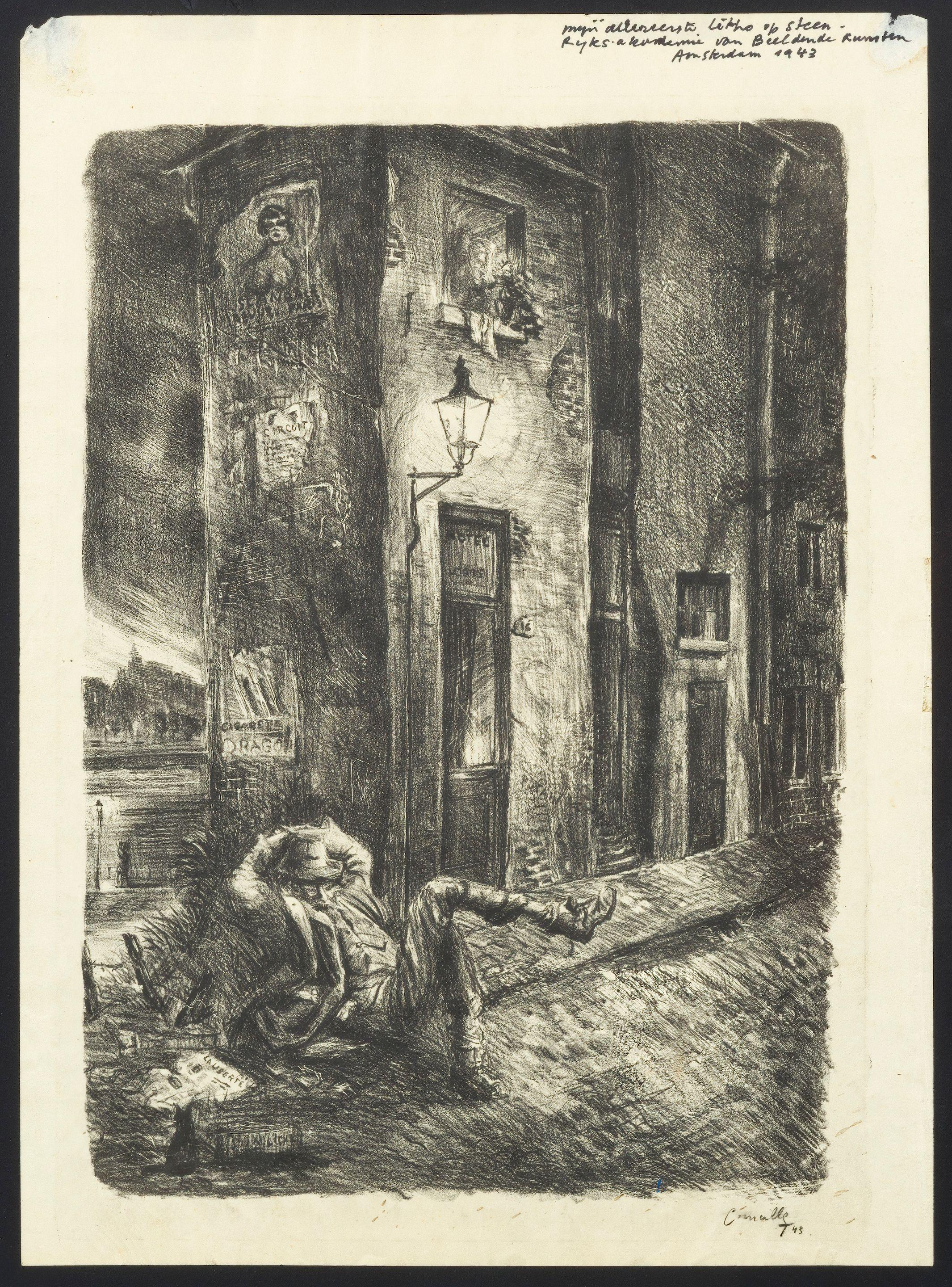 Corneille - Petite rue dans Paris, 1943