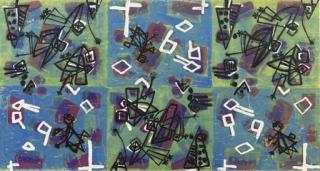 Corneille - Untitled - a wall paper design