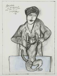 Corneille - Variaties op de dansende kat van Jan Steen