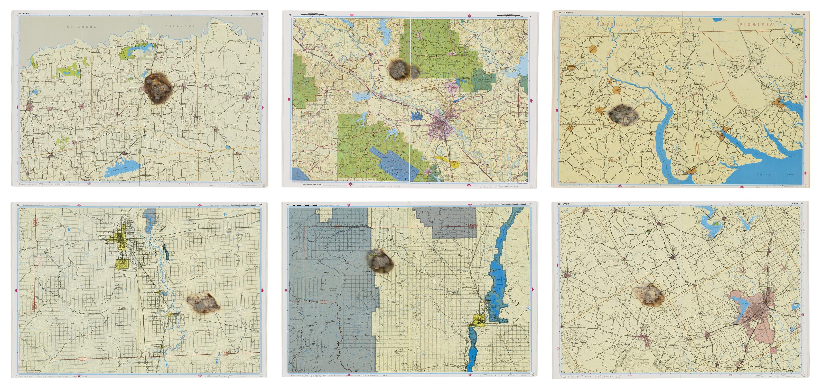 Cornelia Parker - Meteorite Lands in the Middle of Nowhere (The American Series)
