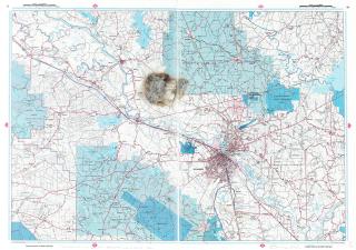 Cornelia Parker - Meteorite Lands On Baghdad, Louisiana