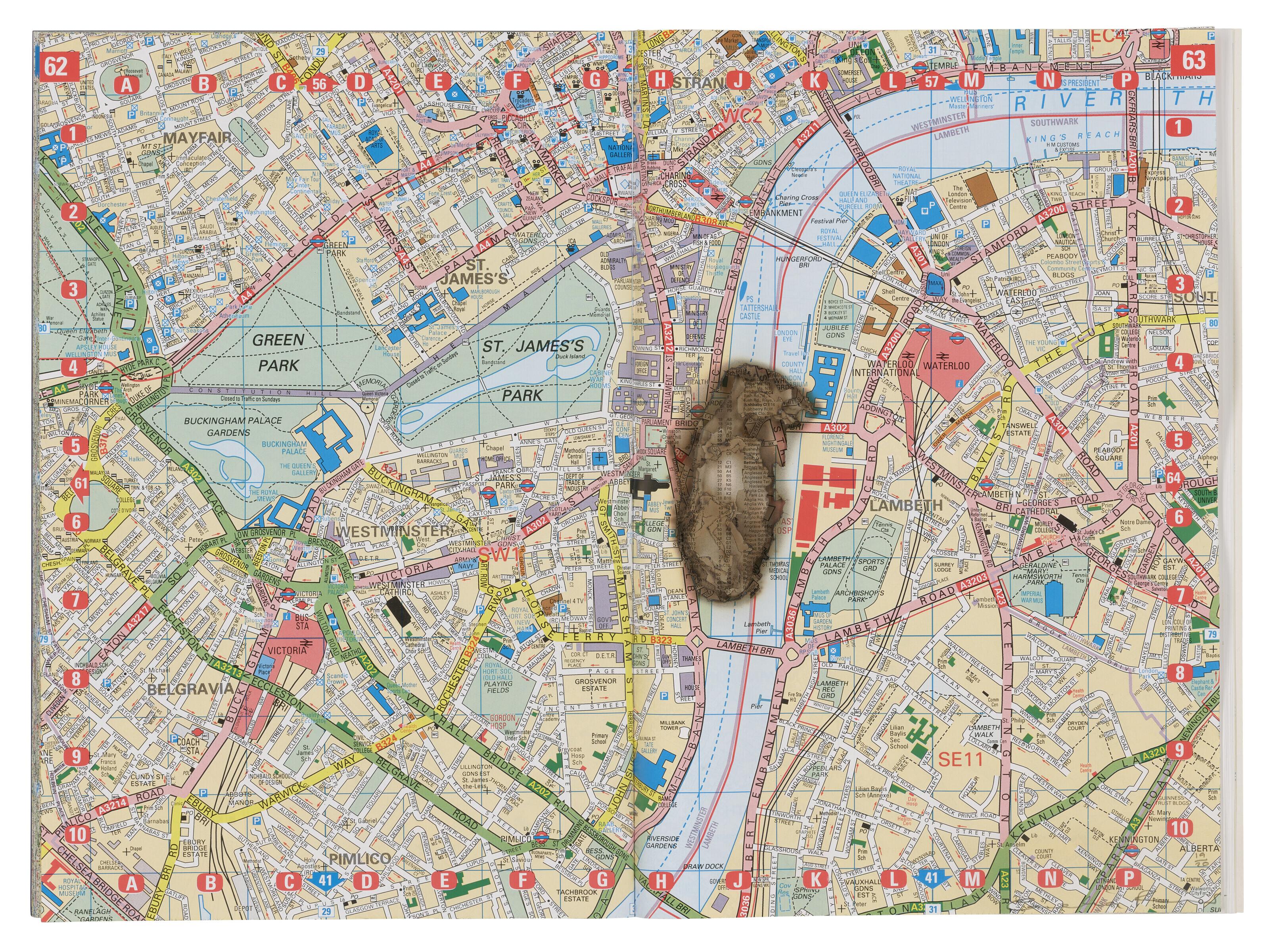 Cornelia Parker - Meteorite Lands on the Houses of Parliament