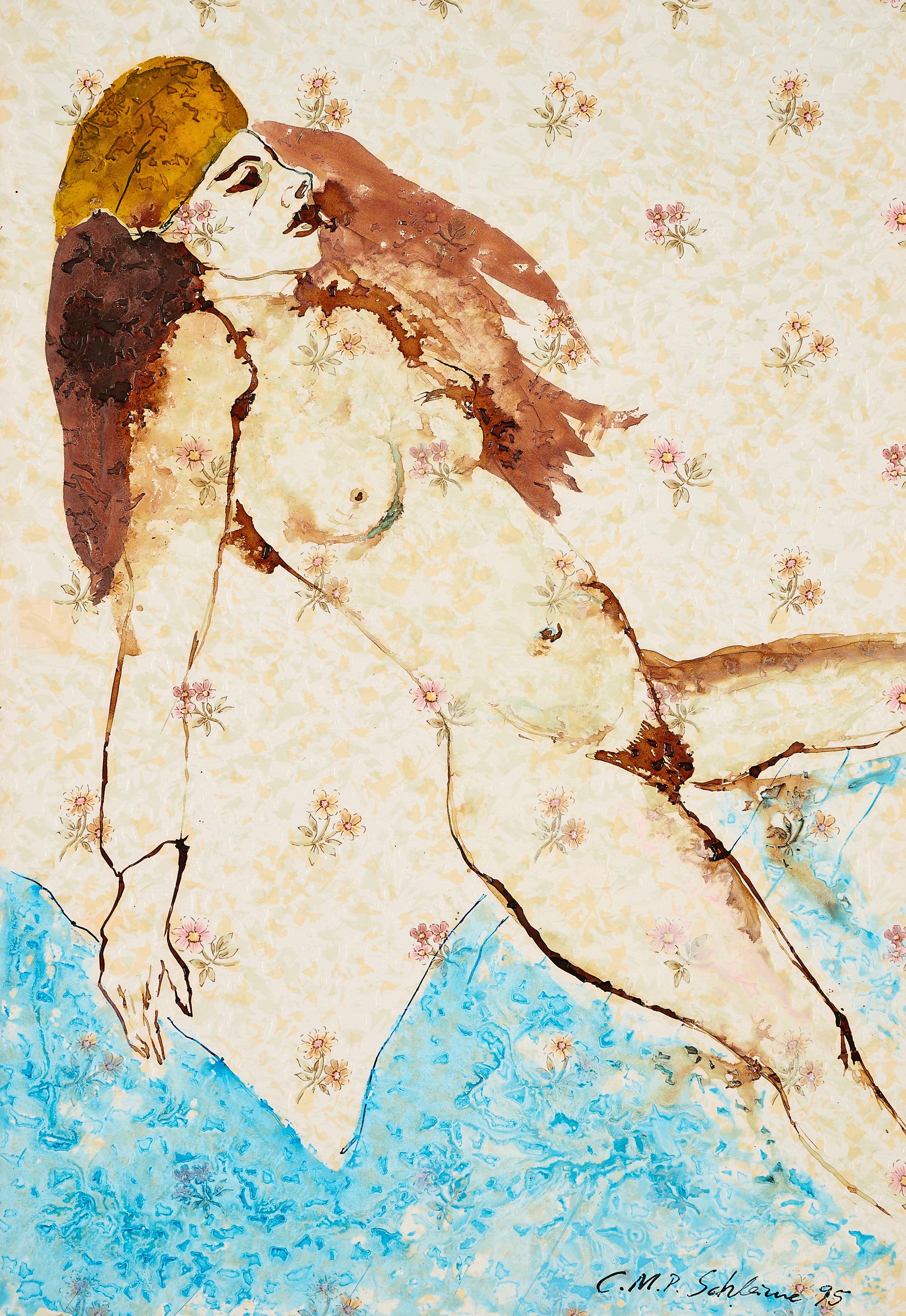 Cornelia Schleime - Frauenakt.