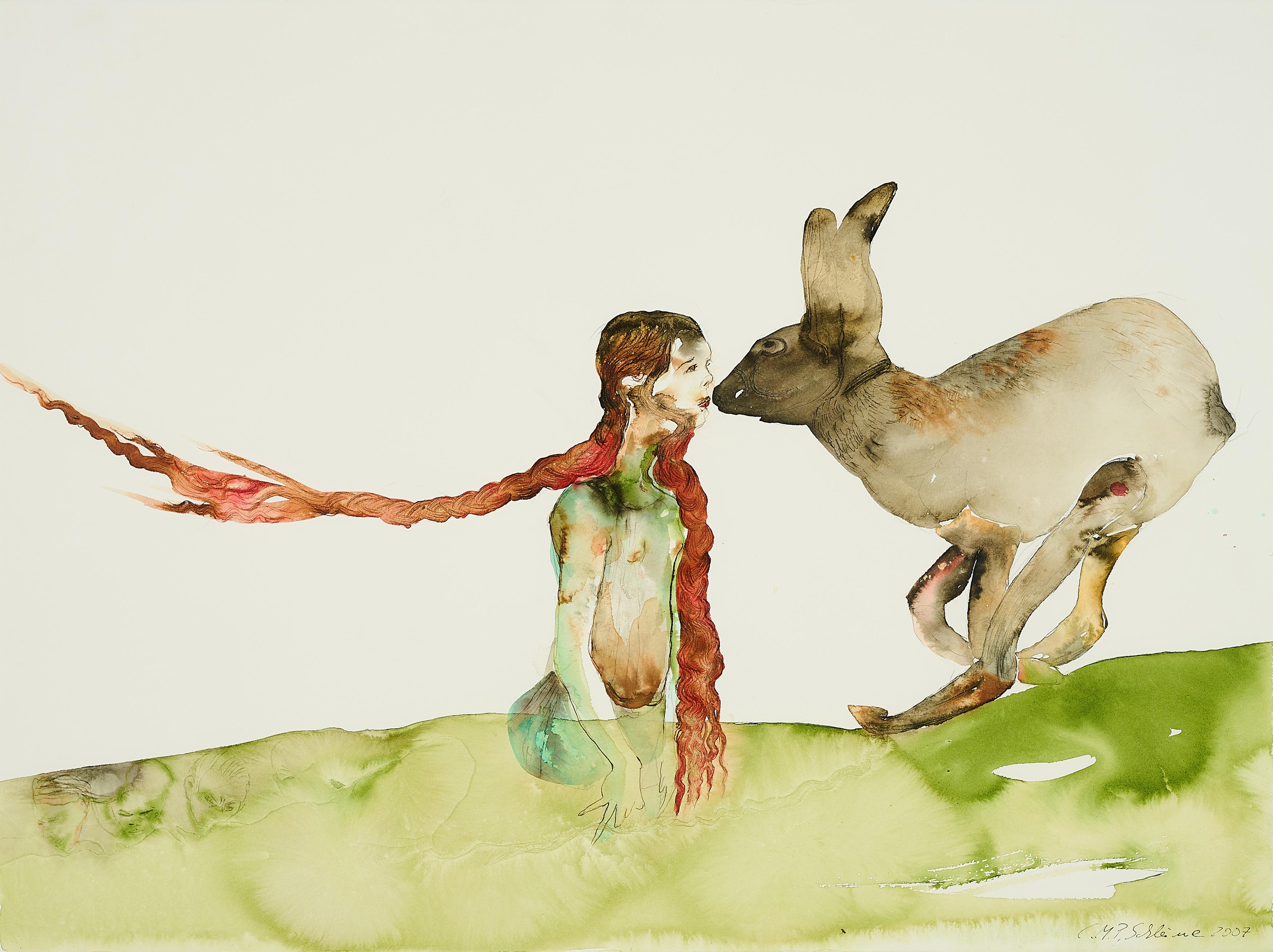 Cornelia Schleime - Tierische Liebe.