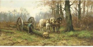 Cornelis Bouter - A Mallejan in a forest