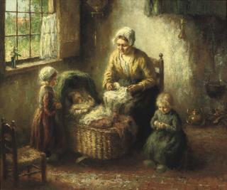 Cornelis Bouter - Bedtime