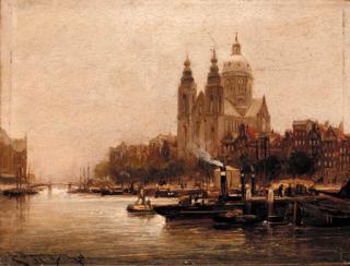 Cornelis Christian Dommersen - St. Nicolas Church, Amsterdam