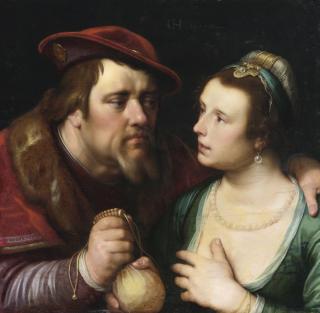 Cornelis Cornelisz. Van Haarlem - The Unequal Lovers