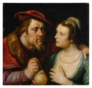 Cornelis Cornelisz. Van Haarlem - The Unequal Lovers