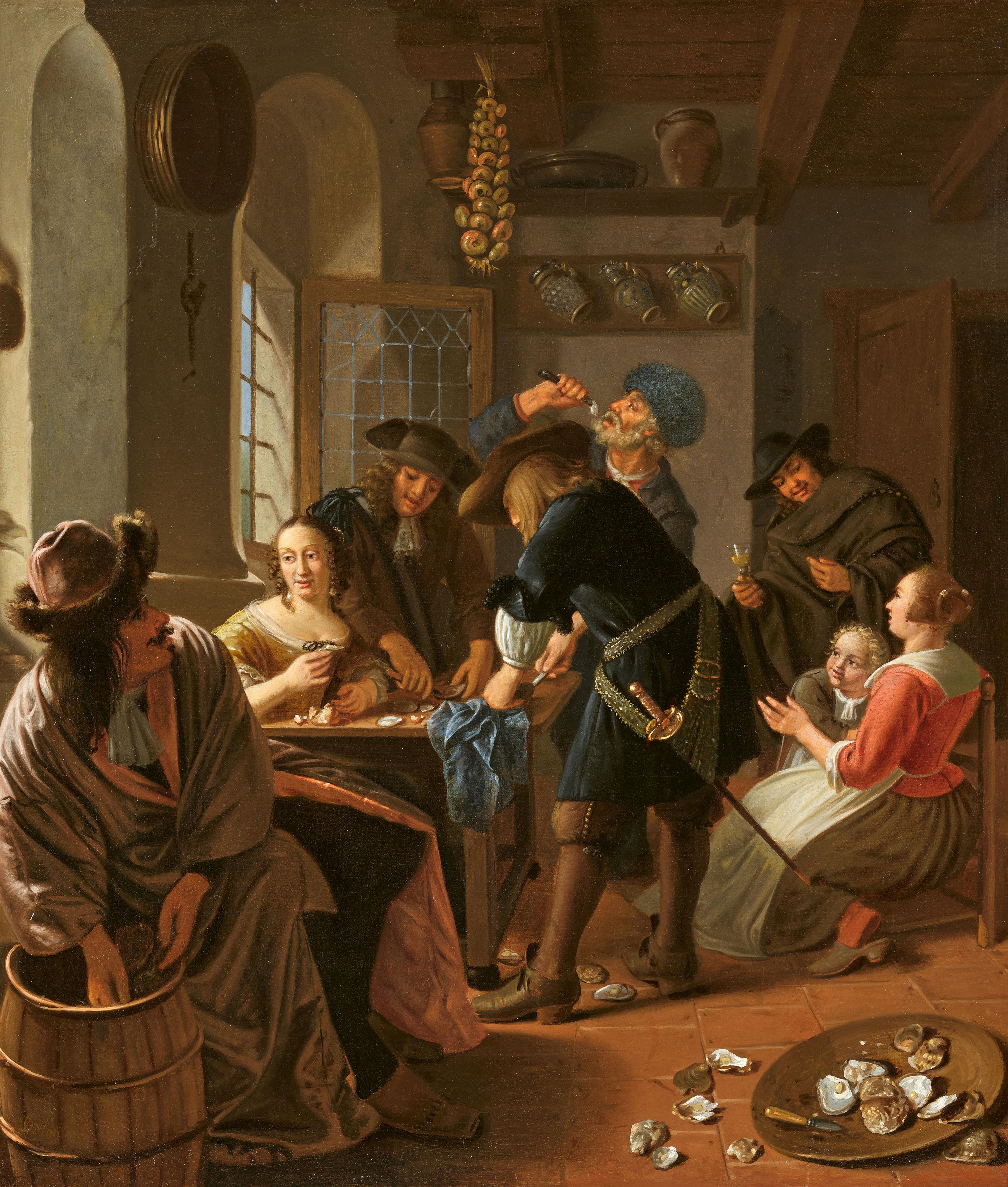 Cornelis de Man - Die Austernesser