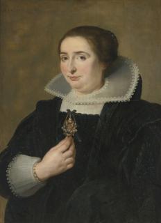 Cornelis De Vos - Portrait Of A Lady, Half-Length, Dressed In Black