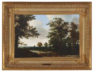 Cornelis Hendriksz. Vroom - A Landscape With Travelers In The Foreground