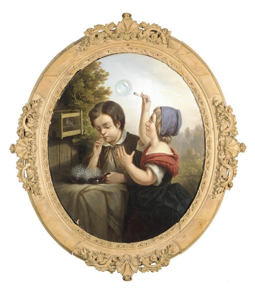 Cornelis Kimmel - Blowing Bubbles