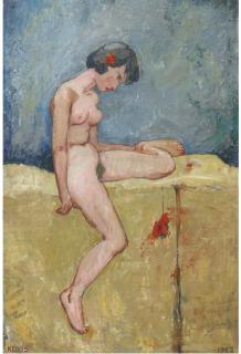 Cornelis Kloos - Female nude