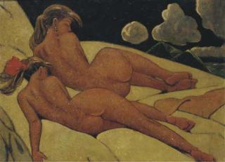 Cornelis Kloos - Two reclining nudes