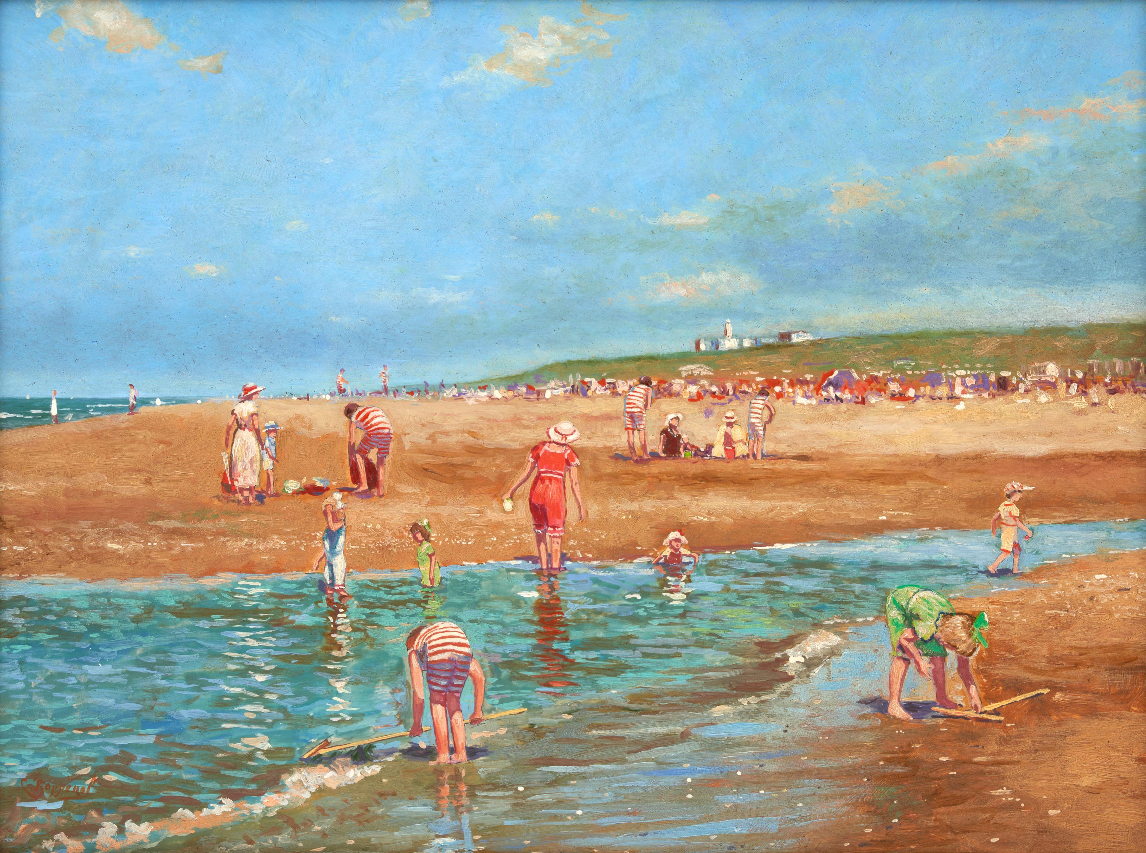 Cornelis Koppenol - Two Views Of The Beach