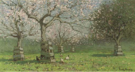 Cornelis Kuypers - A Flowering Orchard