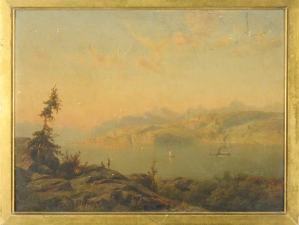 Cornelis Lieste - Travellers resting by the river