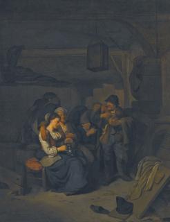 Cornelis Pietersz. Bega - A Merry Company In A Tavern