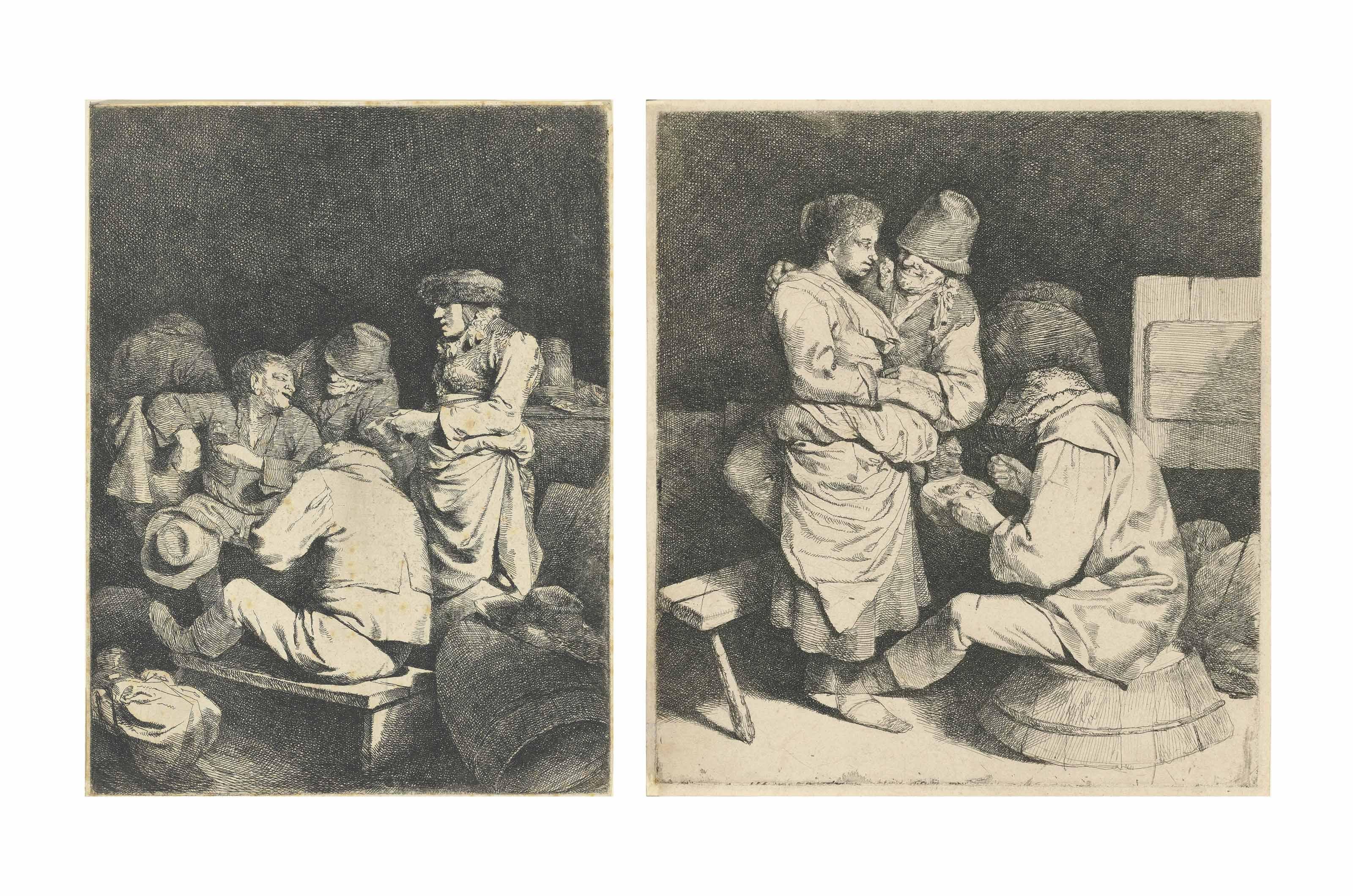 Cornelis Pietersz. Bega - The Old Hostess (B. 32)