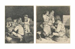 Cornelis Pietersz. Bega - The Old Hostess (B. 32)