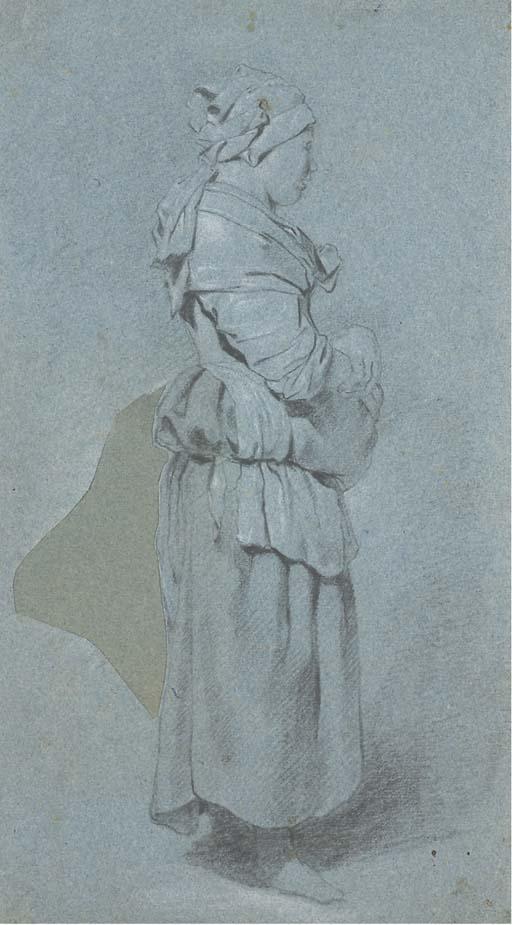 Cornelis Pieterz. Bega - Une paysanne de profil à droite