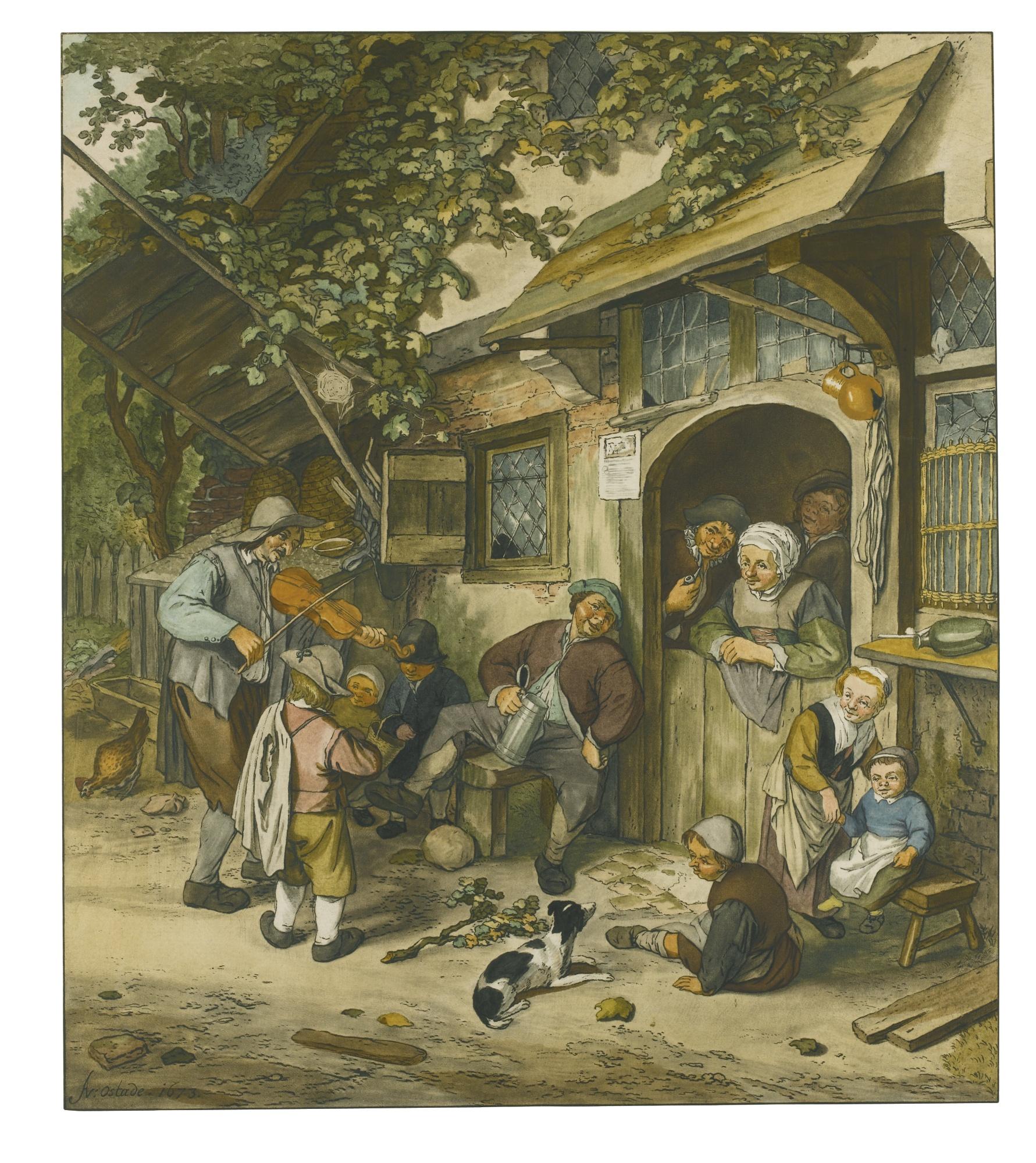 Cornelis Ploos Van Amstel - An Album Of 49 Prints In Imitation Of Drawings