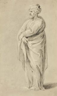 Cornelis Pronck - Portrait d\'un homme en turban, d\'après Jacob de Wit