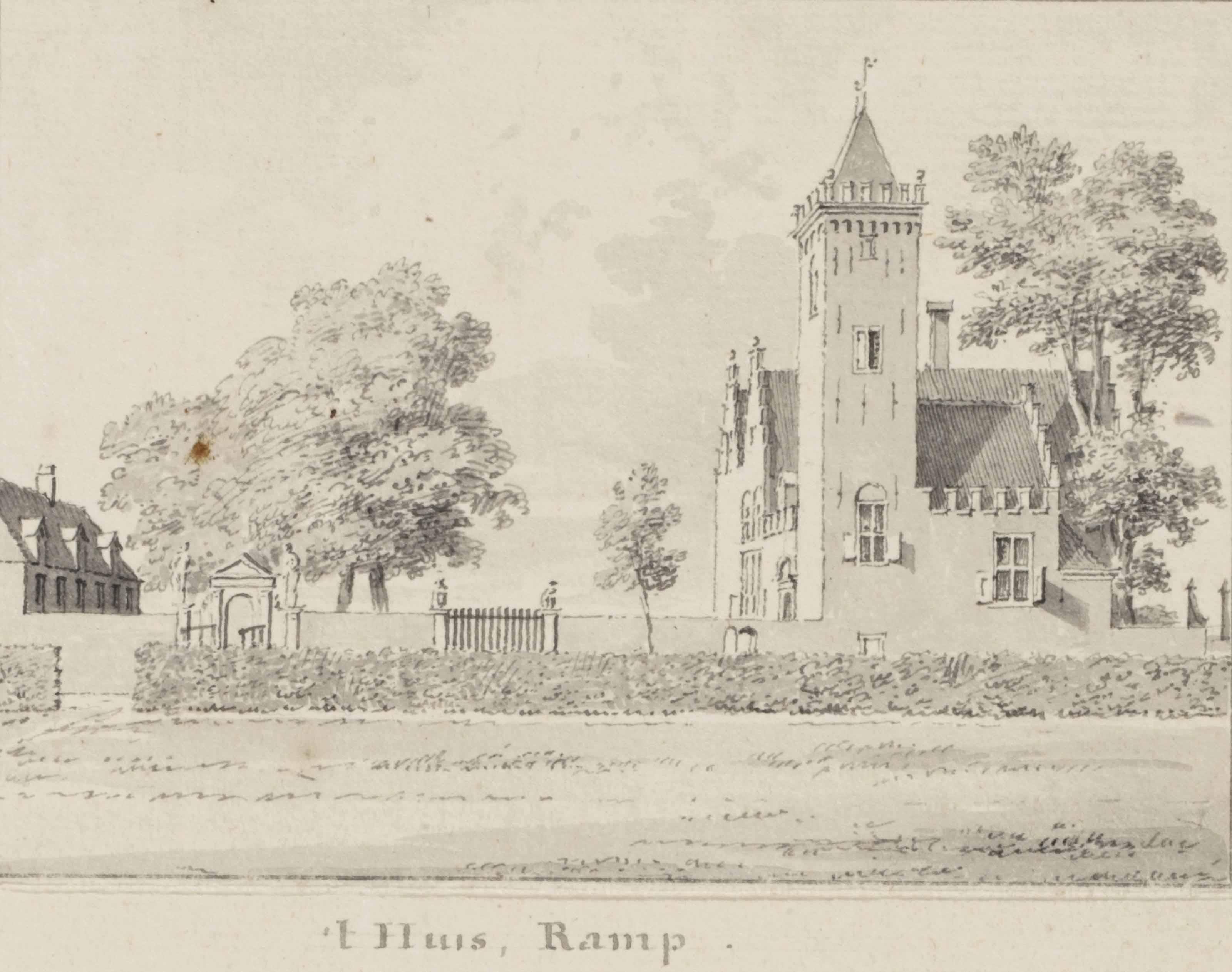 Cornelis Pronck - \'t Huis te Ramp, near Bengen