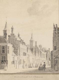 Cornelis Pronck - The Doelenstraat, Alkmaar