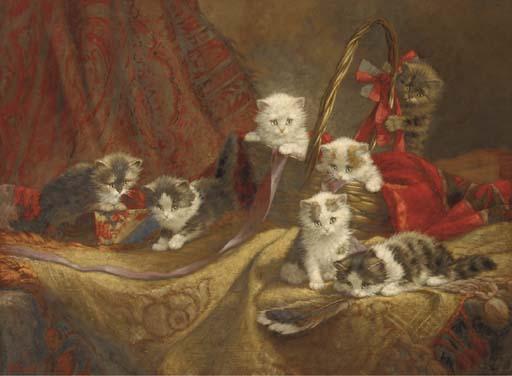 Cornelis Raaphorst - Fascinated felines