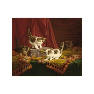 Cornelis Raaphorst - Kittens At Play