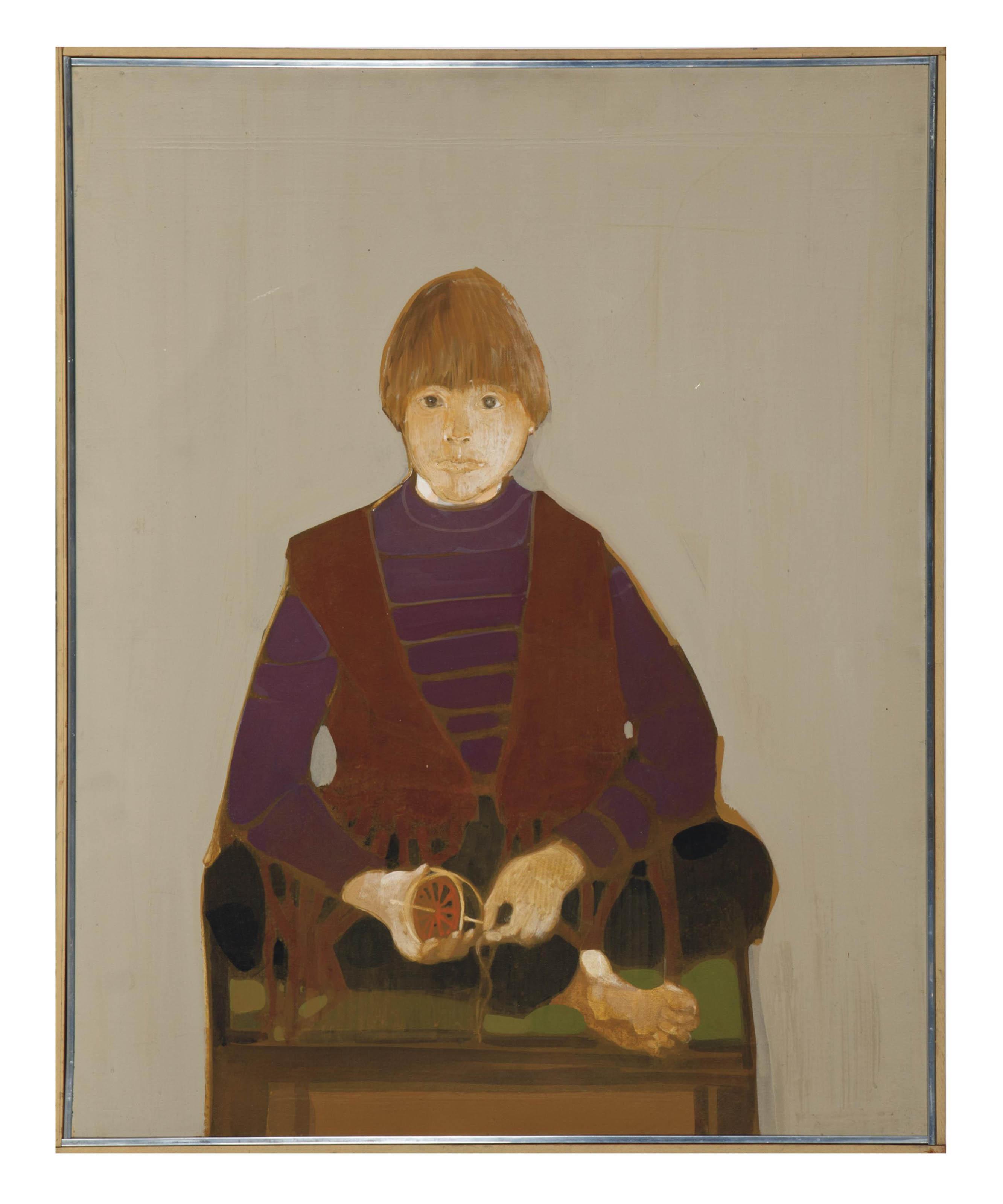 Cornelis Ruhtenberg - Boy with gyroscope