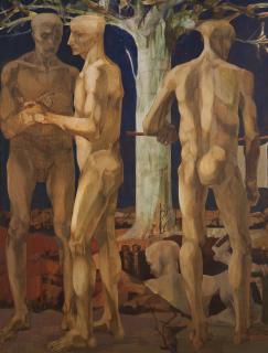 Cornelis Ruhtenberg - Two Works: Men and Double-Sided Sheet with Figure Studies