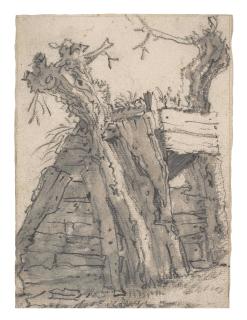 Cornelis Saftleven - A cottage