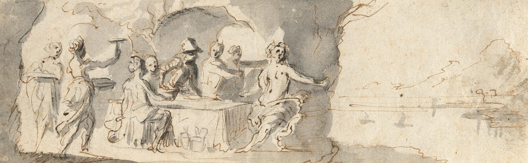 Cornelis Schut - Ein Göttermahl im Freien