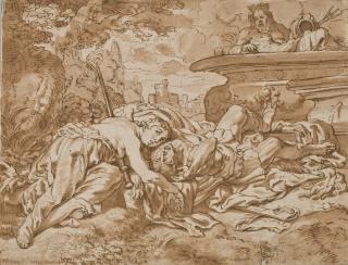 Cornelis Schut - Thisbé Retrouve Le Corps Mort De Pyrame