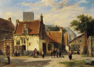 Cornelis Springer - Ravennespoort, Elburg
