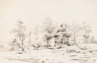 Cornelis Steffelaar - A Cottage In A Landscape